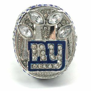 COPY - USA New York Giants 2012 Eli Manning Silver Ring